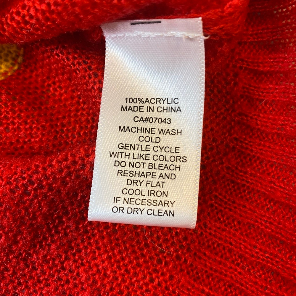 Moon & Madison Sweater Womens Medium Striped Color Block Indie Bright Soft Thin - Picture 4 of 14